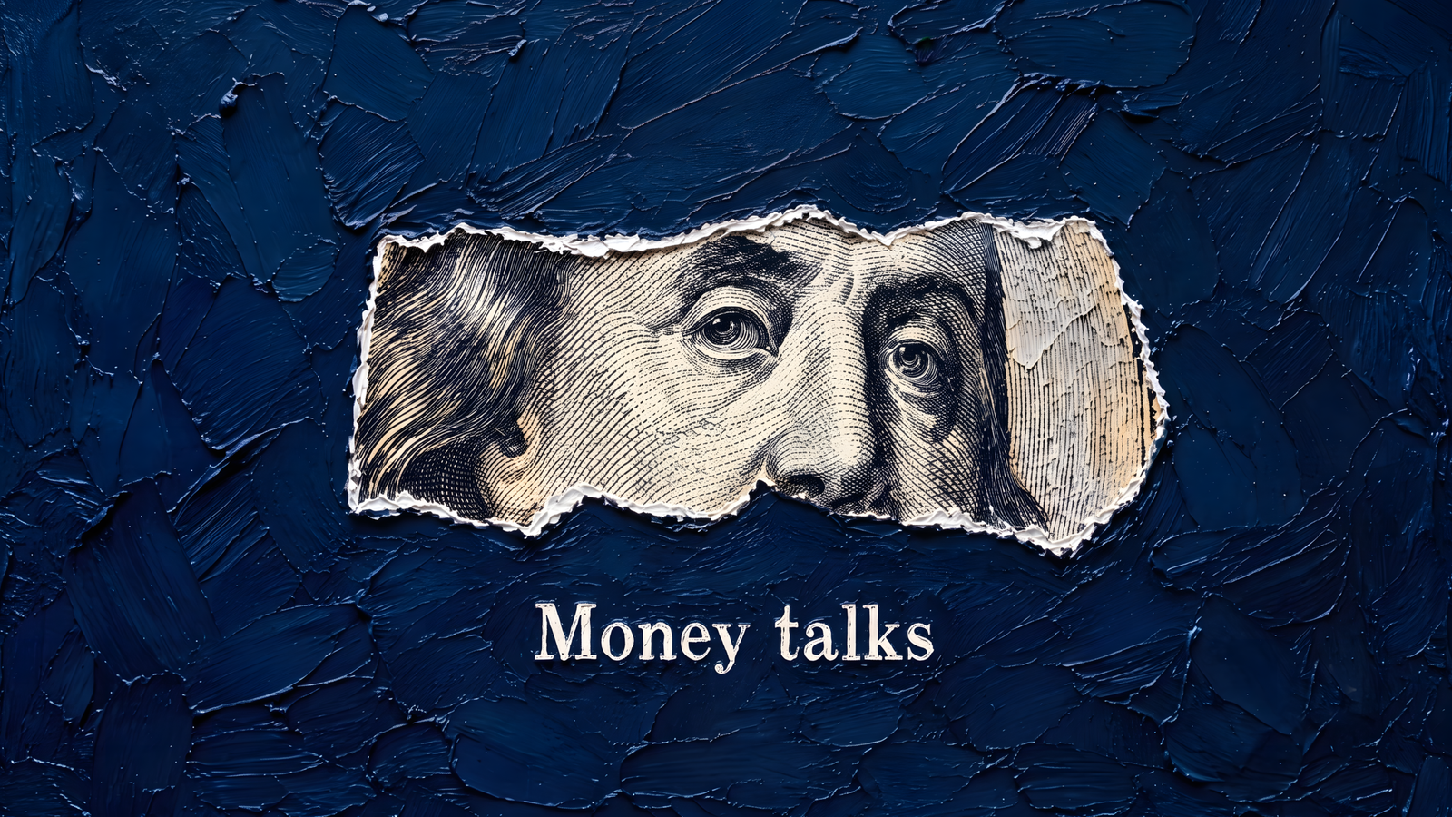 Wallpaper frase Money Talks